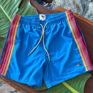 Aviator Nation 5 Stripe Men’s Flex Shorts NWOT